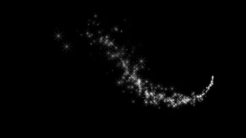 Christmas shiny glowing particles magic trail background. Stockbeeldmateriaal 337017993