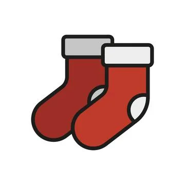 Christmas shock icon vector basic design simple and modern Stock Illustration