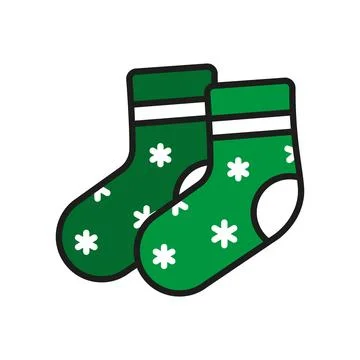 Christmas shock icon vector basic design simple and modern Stock Illustration