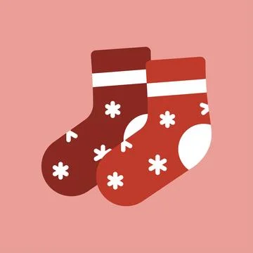 Christmas shock icon vector basic design simple and modern Illustrazione stock