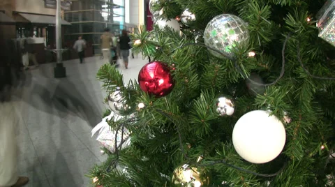 Christmas Shopping Stock Footage 32253382