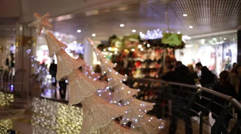 Christmas shopping Stock Footage 41337416
