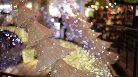 Christmas shopping Stock Footage 41338095