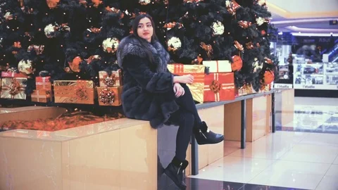Christmas shopping Stock Footage 69996967