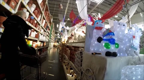 Christmas shopping.mp4 Stock Footage 43618185