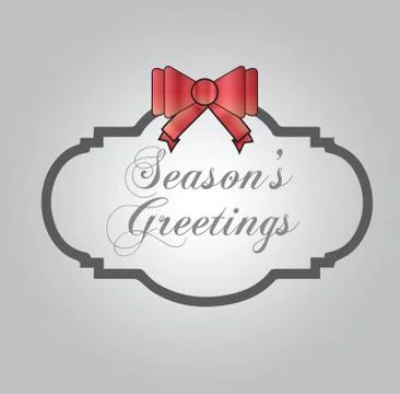 Christmas sign Stock Illustration