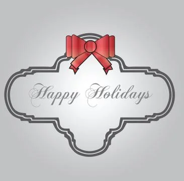 Christmas sign Stock Illustration