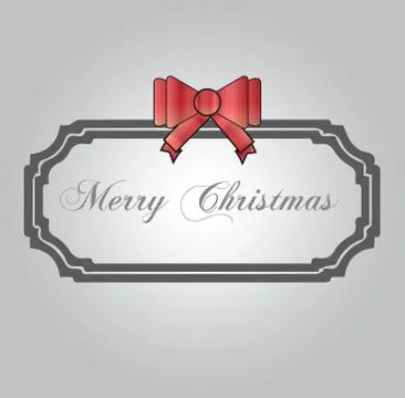 Christmas sign Stock Illustration