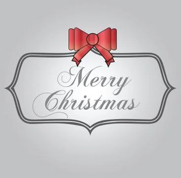 Christmas sign Stock Illustration
