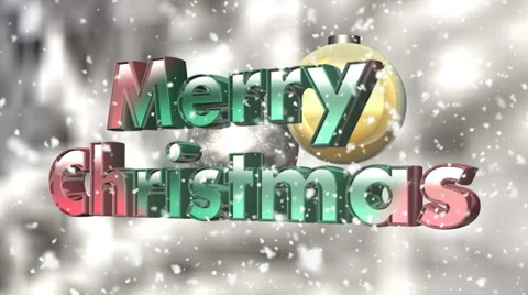 Christmas sign - seamless loop Stock Footage 32403137