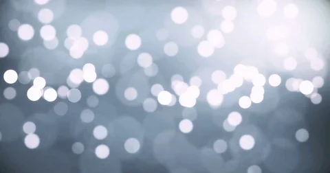 Christmas silver background with bokeh flowing, festive concept Video stock 71023178