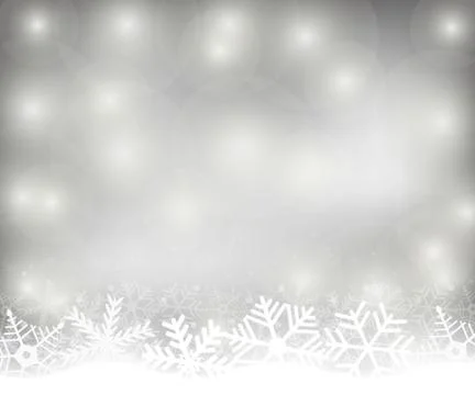 Christmas silver background Stock Illustration