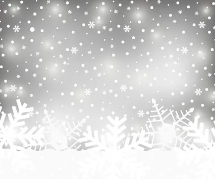 Christmas silver background Stock Illustration