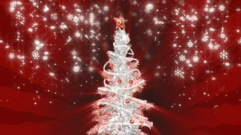 Christmas silver tree Vídeo Stock 560729