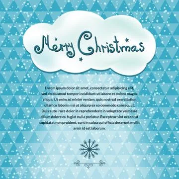 Christmas simple background Stock Illustration