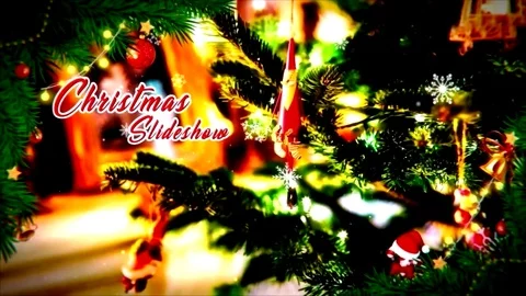 Christmas Slide Stock After Effects