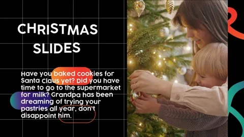 Christmas Slides for After Effects After Effects stock