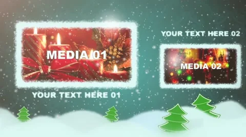 Christmas Slideshow Stock After Effects