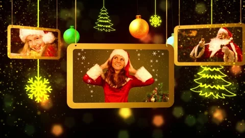 Christmas Slideshow  After Effects	Stock