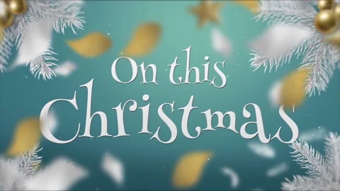 Christmas Slideshow White and Gold  Stock After Effects