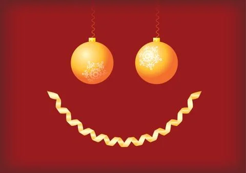 Christmas smile. Stock Illustration
