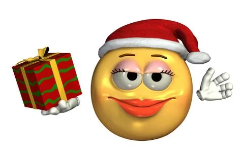 Christmas Smiley Stock Illustration