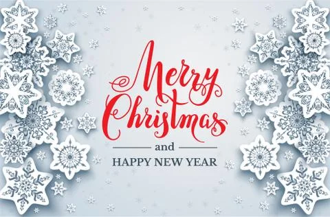 Christmas snow background Stock Illustration