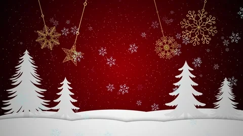 Christmas Snow Background Loop 01 Stock-Footage 320705505
