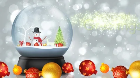 Christmas Snow Ball Stock After Effects