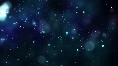 Christmas Snow Dark Stock Footage 219343072