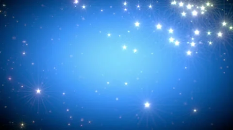 Christmas snow fall with glints or starr pattern - seamless loop Stock Footage 33703097
