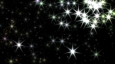 Christmas snow fall with glints - seamless loop, HD Stock Footage 33702965