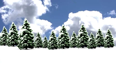 Christmas Snow Stock Footage 44873812