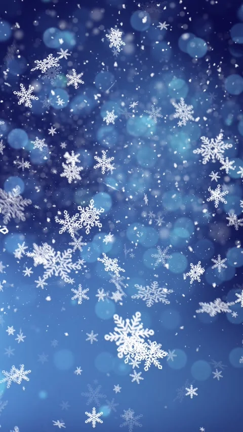Christmas Snow Glitters 2 Stock Footage 286132032