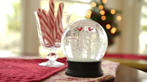 Christmas Snow Globe &amp; Decor Видео 12679634
