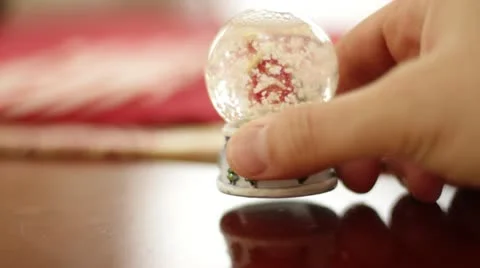 Christmas Snow Globe - Small Stock Footage 12679598