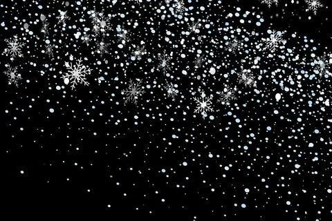 Christmas snow. Stock Illustration