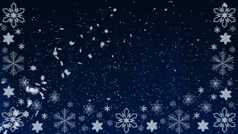 Christmas snow outside the window Stock Footage 254326894