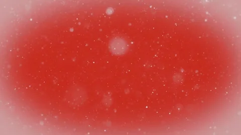 Christmas Snow Red Background Stock Footage 267860986