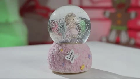 Christmas Snowball Globe Stock Footage 167263538