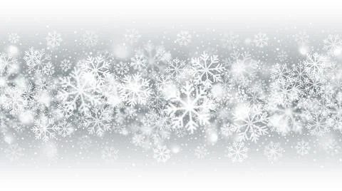 Christmas Snowfall Blurred Motion Effect イラスト素材