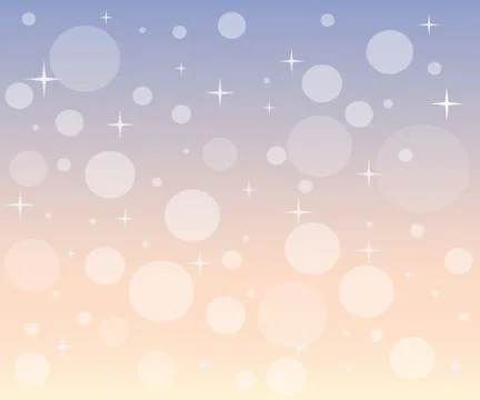 Christmas snowfall at dawn Stock Illustration