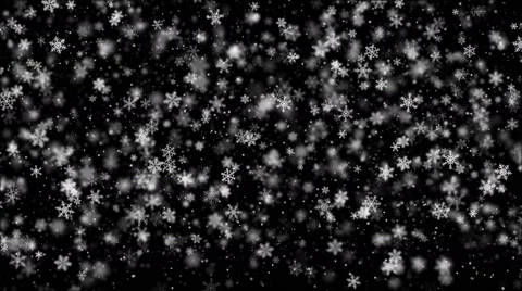 Christmas snowfall fluffy snowflakes loopable 4k (4096x2304) Stock Footage 54650069