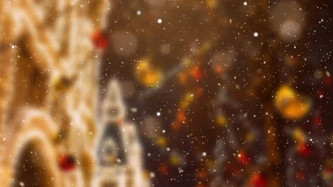 Christmas Snowfall loop photo Animation Background Stock Footage 224858522