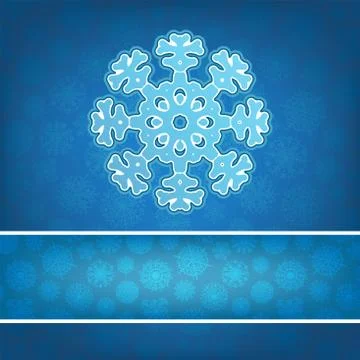 Christmas snowflake applique background. + EPS8 Stock Illustration