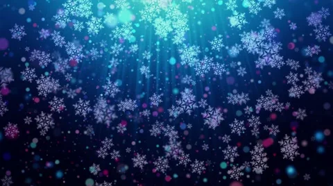 Christmas Snowflake background Stock-Footage 60961086