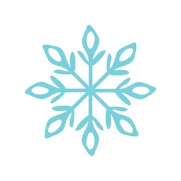 Christmas snowflake icon Illustrazione stock