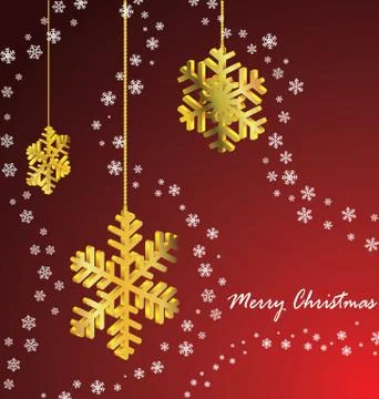 Christmas snowflake Stock Illustration