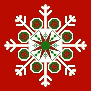 Christmas Snowflake Stock Illustration