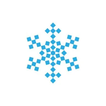 Christmas snowflake isolated illustration Stock Illustration